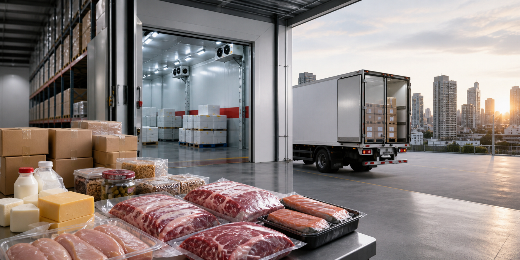 Produtos refrigerados e distribuição da Mais Carnes em São Paulo
